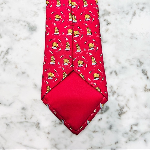 Hermes Tie in hand-sewn silk twill 100% silk - Picture 5 of 5